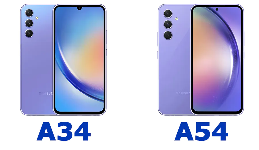 Galaxy A34 și A54