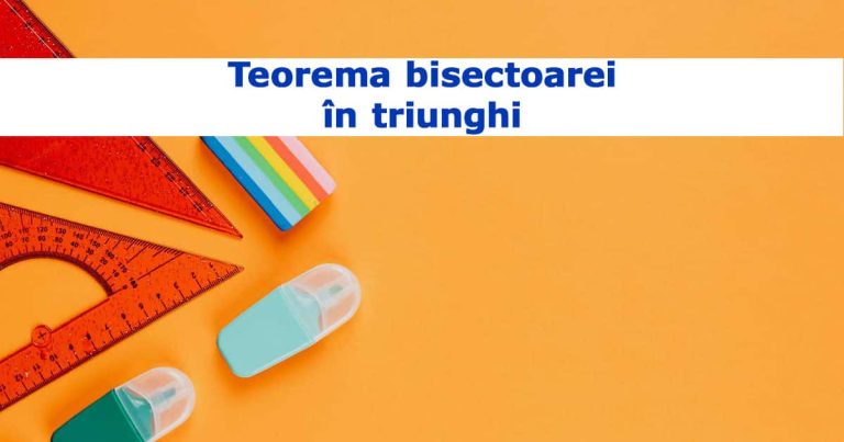 Teorema bisectoarei în triunghi