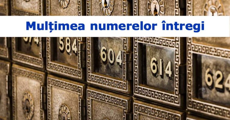 Mulțimea numerelor întregi