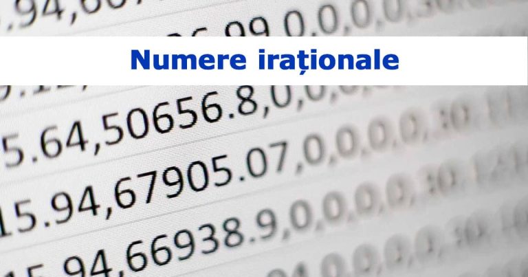 Numere iraționale